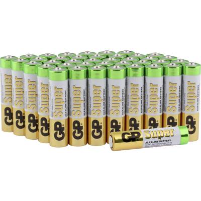 Mikroelem Alkáli mangán GP Batteries Super 1.5 V 40 db Mikroelem Alkáli mangán GP Batteries Super 1.5 V 40 db