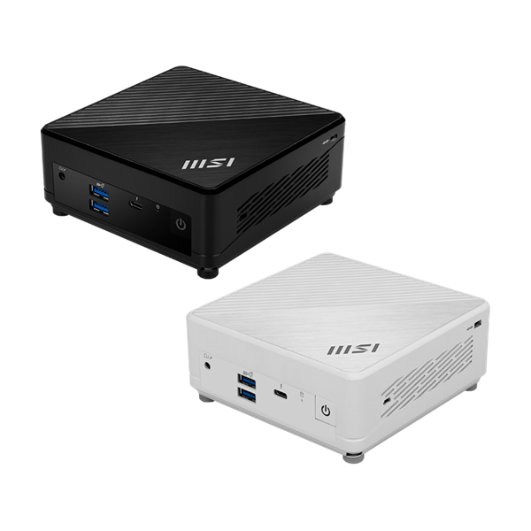 MSI Business DT Cubi 5 12M-002BEU, i5-1235U, Iris XE, M.2 NVME, 2,5" SATA, 4xUSB, Thunderbolt 4, HDMI, DP, 2xRJ45, Black