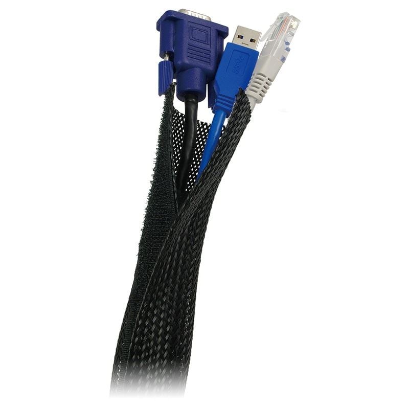 LogiLink rugalmas kábelrendező fekete (KAB0006) LogiLink rugalmas kábelrendező fekete (KAB0006)