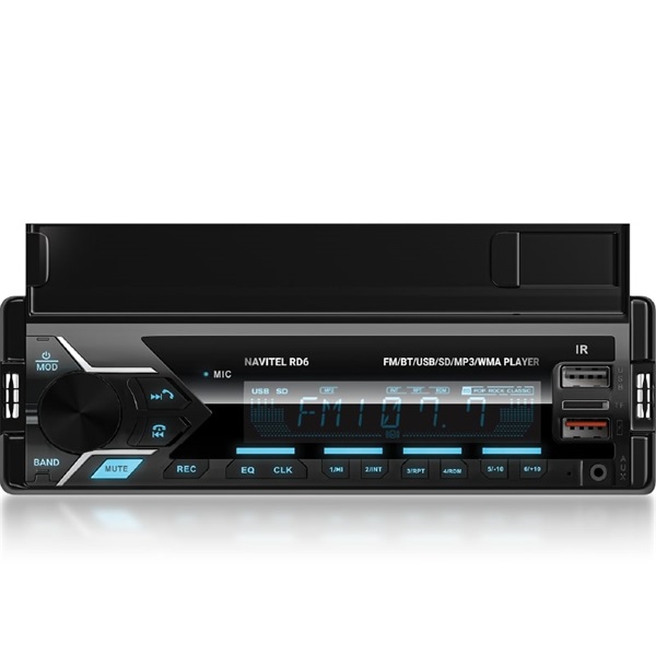 Navitel RD6 Bluetooth/microSD/AUX/USB autóhifi fejegység telefontartóval