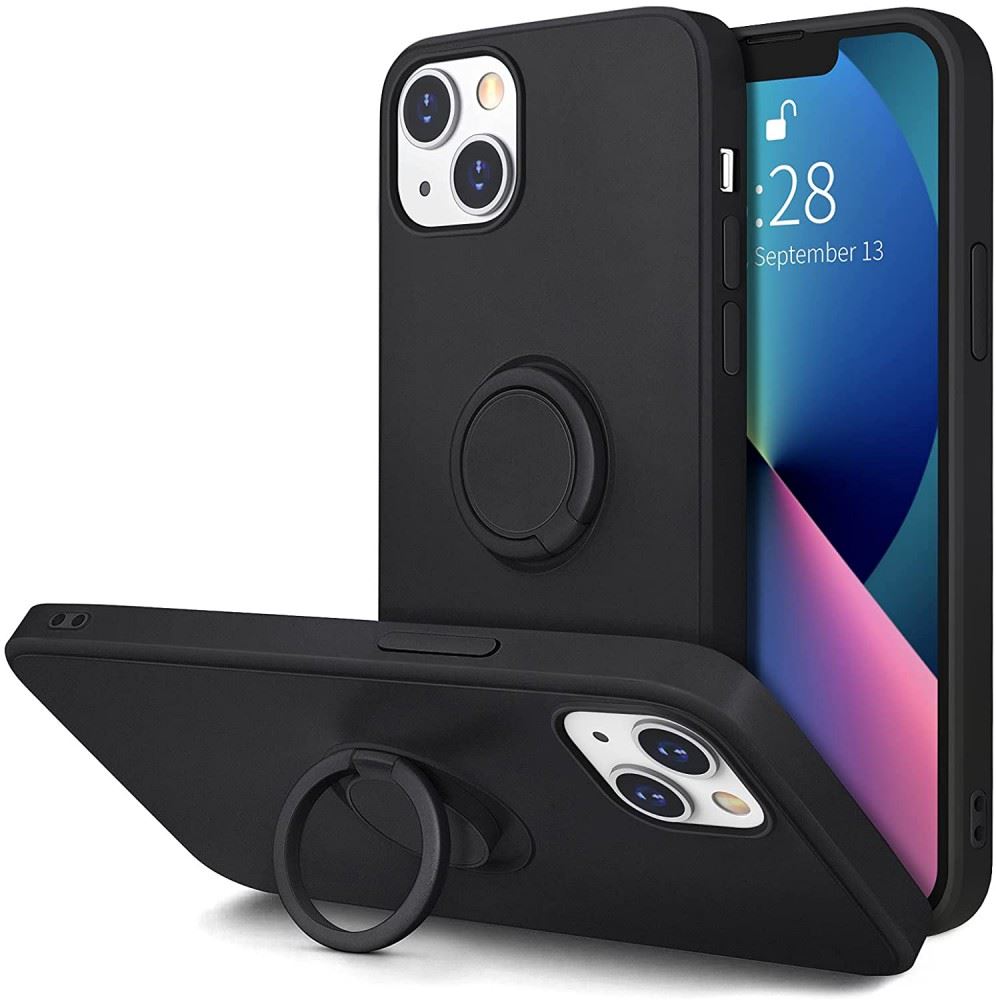 Cellect iPhone 12 Pro Max szilikon tok gyűrűvel fekete (CEL-RING-IPH1267-BK) Cellect iPhone 12 Pro Max szilikon tok gyűrűvel fekete (CEL-RING-IPH1267-BK)