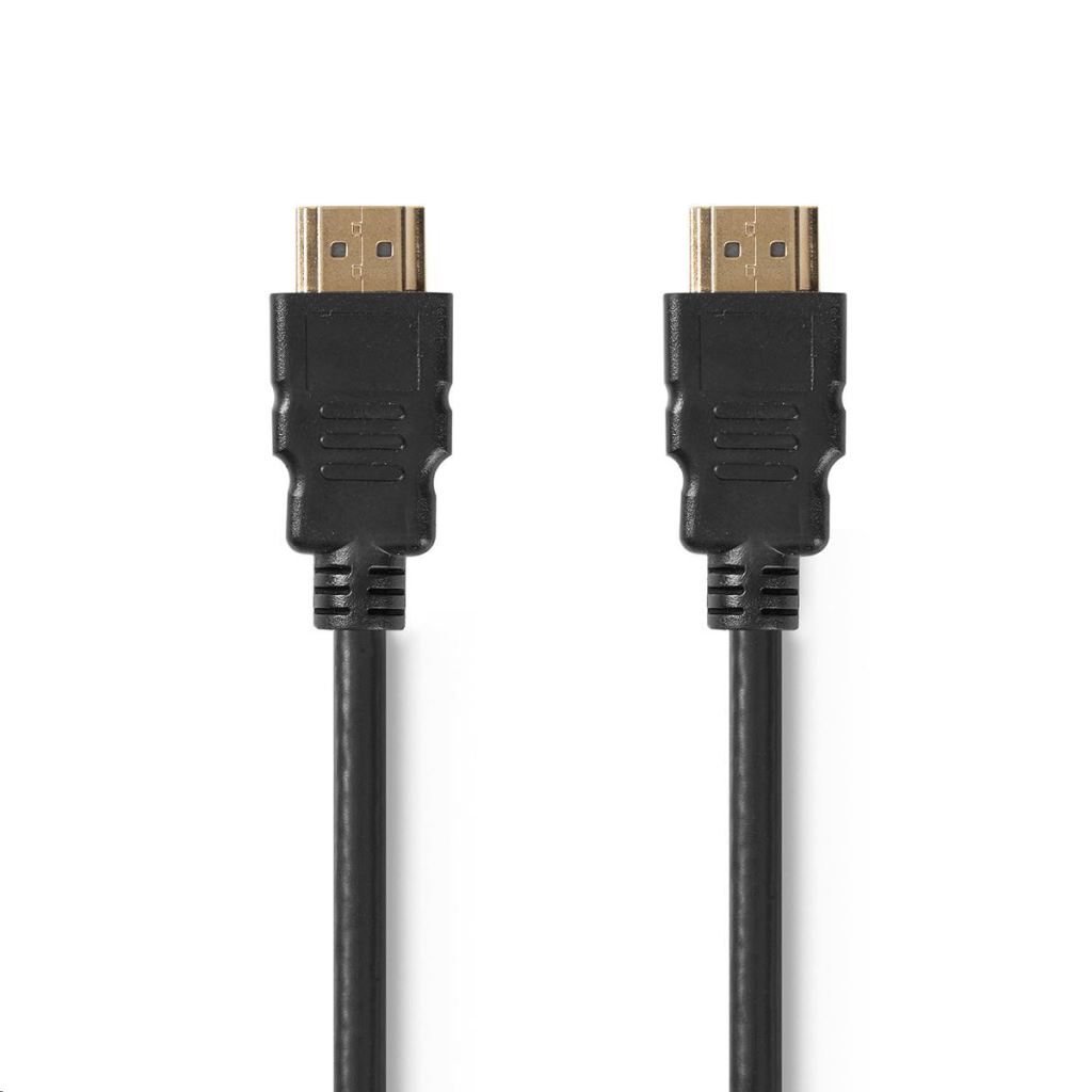 Nedis HDMI kábel HDMI csatlakozó - HDMI csatlakozó 1m fekete (CVGT34000BK10)