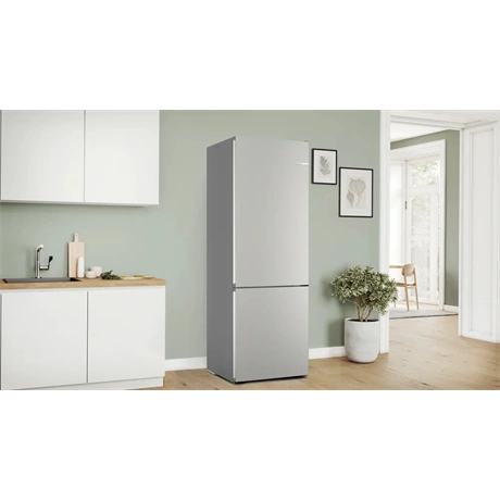 Bosch KGN492IAF Alulfagyasztós hűtőszekrény, A energiaosztály, Inox