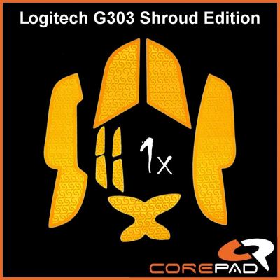 Corepad Soft Grips Logitech G303 Shroud Edition egérbevonat narancssárga (CG71900) Corepad Soft Grips Logitech G303 Shroud Edition egérbevonat narancssárga (CG71900)