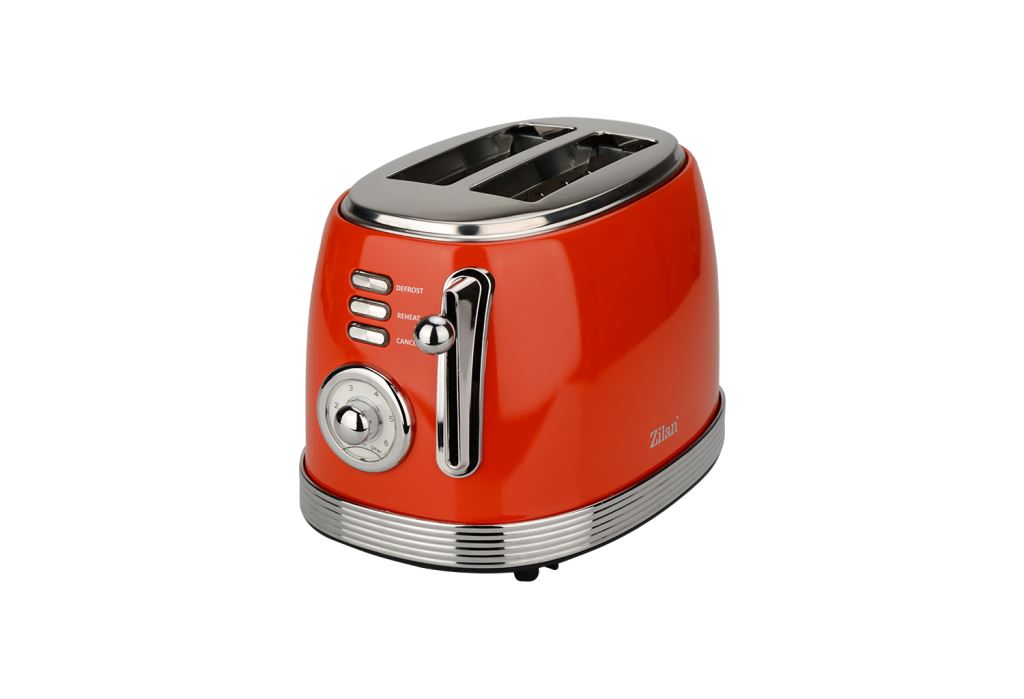 Zilan Retro kenyérpirító piros (ZLN7040)