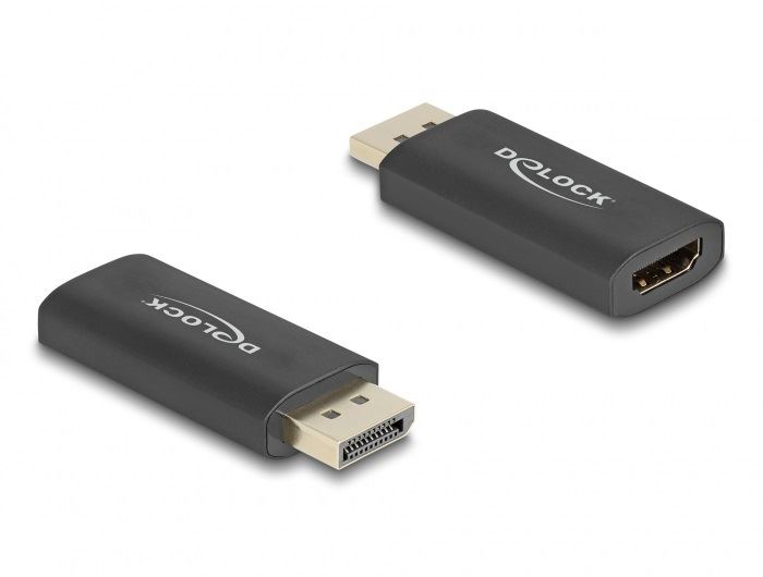 Delock Aktív DisplayPort 1.4 - HDMI adapter 8K HDR funkcióval (61055) Delock Aktív DisplayPort 1.4 - HDMI adapter 8K HDR funkcióval (61055)