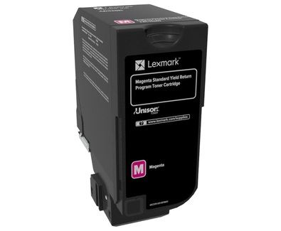 Lexmark CS720, CS725, CX725 normál kapacitású tonerkazetta magenta (74C2SM0) Lexmark CS720, CS725, CX725 normál kapacitású tonerkazetta magenta (74C2SM0)