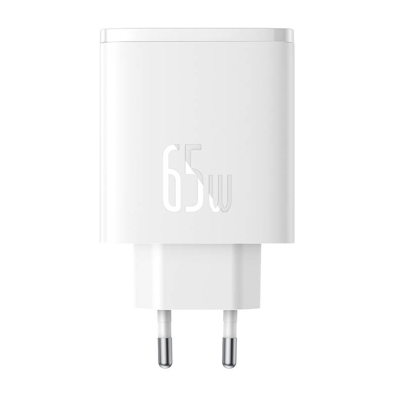 Wall charger Baseus OS-Cube Pro 2xUSB-C + USB, 65W (white) Wall charger Baseus OS-Cube Pro 2xUSB-C + USB, 65W (white)