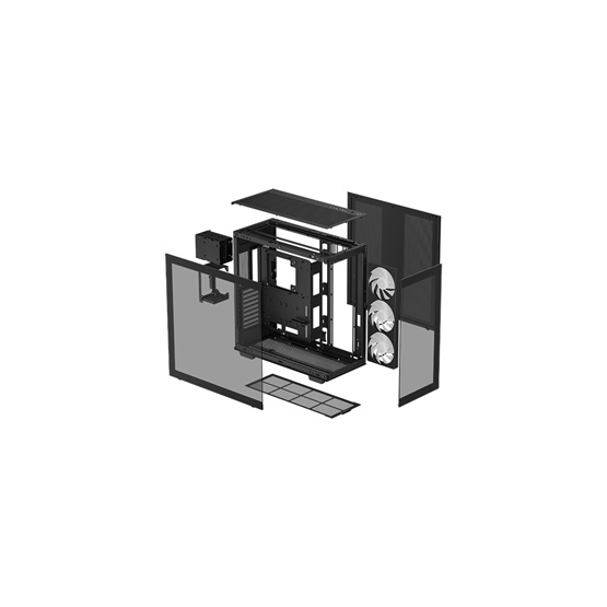  DeepCool CH780 R-CH780-BKADE41-G-1 Számítógépház