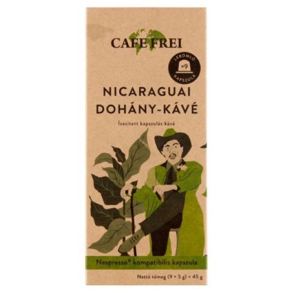 Cafe Frei Nicaraguai dohány kávékapszula 9db (CF1115) Cafe Frei Nicaraguai dohány kávékapszula 9db (CF1115)