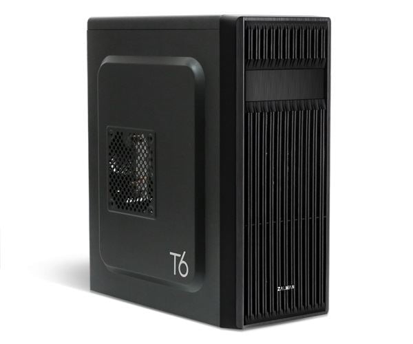 Zalman T6 táp nélküli ház fekete Zalman T6 táp nélküli ház fekete