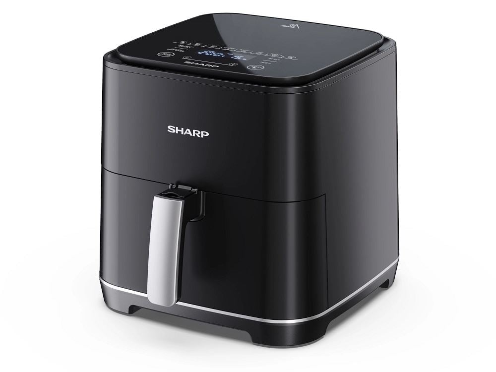 SHARP AF-GS552AE-B forrólevegős sütő 5,5L 1650W fekete