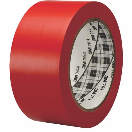 3M Ipari jelzőszalag, 50mm x 33m, piros (U764R)