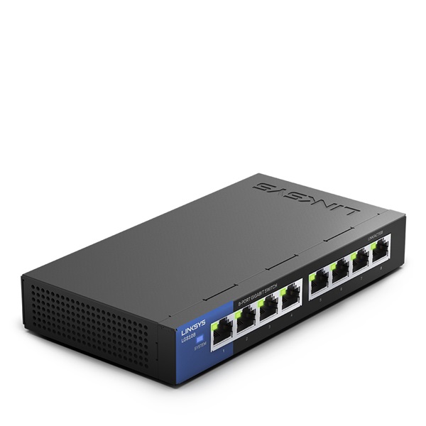 Linksys Gigabit Switch 8-port (LGS108-EU-RTL)