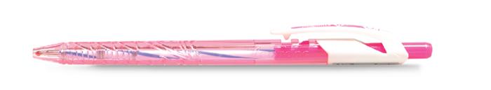 Zseléstoll, 0,35 mm, nyomógombos, vegyes színű test, FLEXOFFICE "Trendee", kék