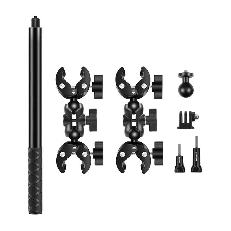 PULUZ két bilinccsel és szelfibottal 150 cm Motorkerékpár/kerékpár tartó