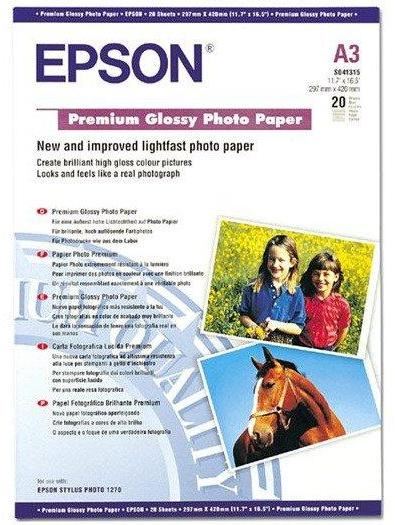 Epson A/3 Prémium Fényes Fotópapír 20Lap 255g  (C13S041315)