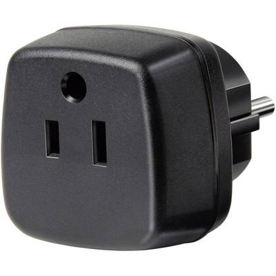 USA, Japán/magyar konnektor átalakító adapter, fekete, Brennenstuhl 1508520 USA, Japán/magyar konnektor átalakító adapter, fekete, Brennenstuhl 1508520