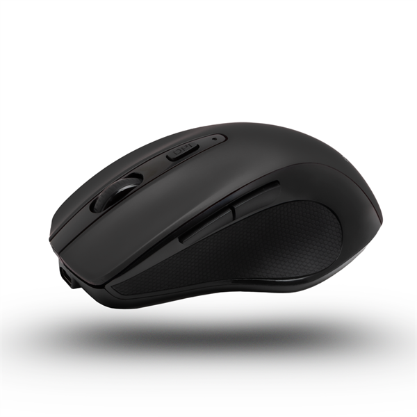 Bluestork  M-WL-OFF75-BLACK  Rechargeable Bluetooth 1600 DPI  6 gomb optikai Vezeték nélküli Egér   Fekete