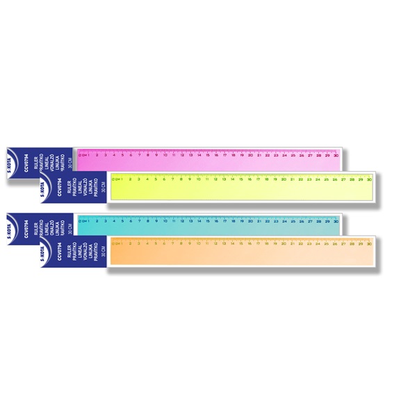 Vonalzó, műanyag, 30 cm, SAKOTA Vonalzó, műanyag, 30 cm, SAKOTA