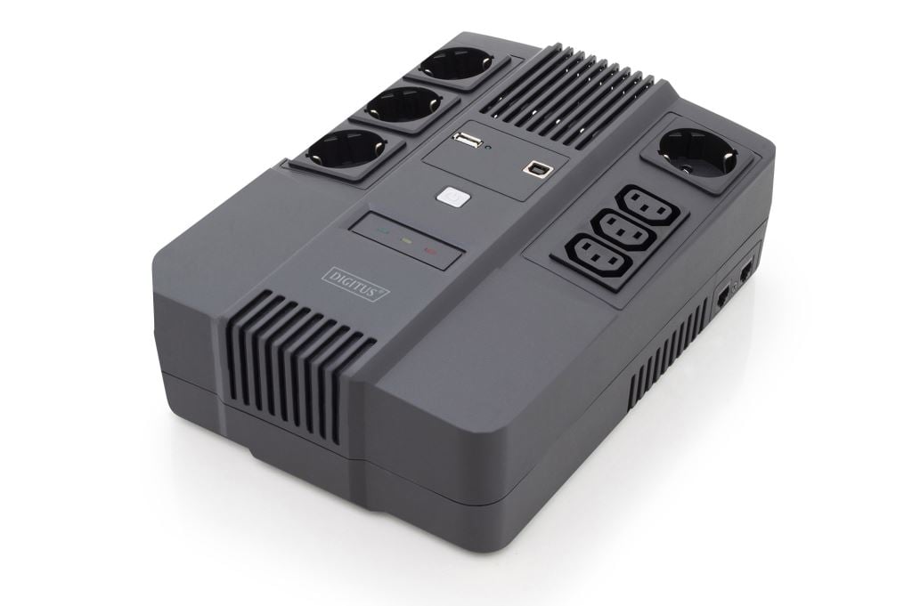 DIGITUS UPS Line-Ineractive 800VA/480W szünetmentes tápegység  (DN-170111)