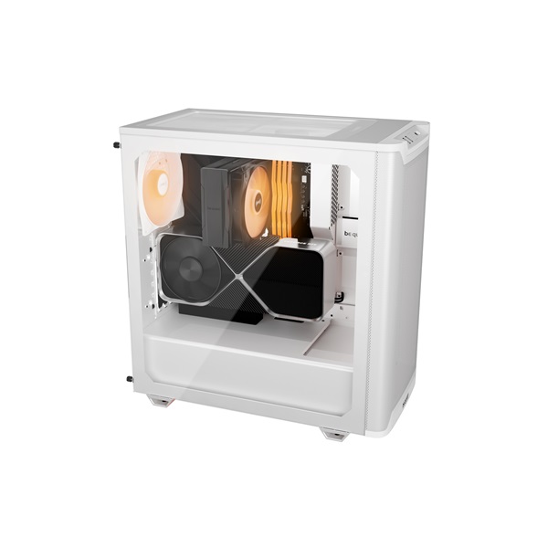 Be Quiet!   Pure Base 501 LX White ATX  edzett üveg oldallap Számítógépház Fehér 