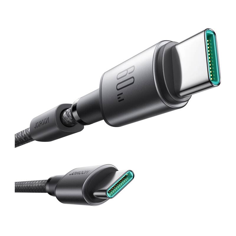 Kábel USB-C - USB-C Joyroom S-A50, 60W, 1.2m szary