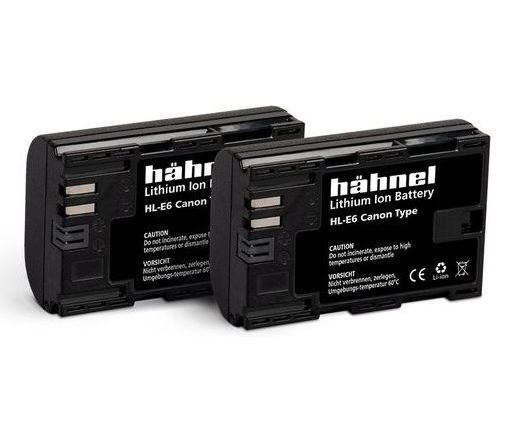 Hahnel HL-E6 Twin Pack akkumulátor szett (Canon LP-E6, 1650mAh) (1000 160.1) Hahnel HL-E6 Twin Pack akkumulátor szett (Canon LP-E6, 1650mAh) (1000 160.1)
