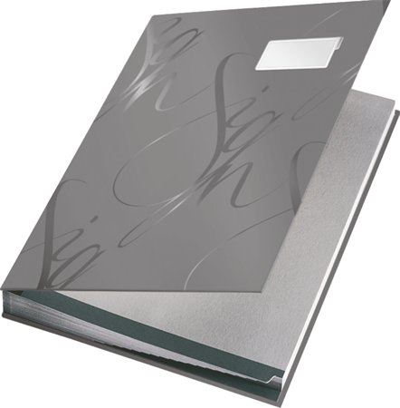 Leitz "Design" aláírókönyv A4 szürke (E57450085) Leitz "Design" aláírókönyv A4 szürke (E57450085)