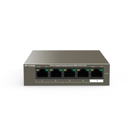 IP-COM 5x1Gbps PoE+ switch (G1105P-4-63W)