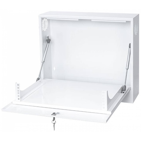 Stalflex 2U fali rack szekrény 19" 130mm fehér (CR19-2U-130-W)