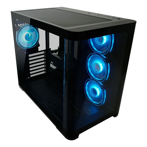 LC Power LC-8001B-ON hangszigetelt ATX Számítógépház LC Power LC-8001B-ON hangszigetelt ATX Számítógépház