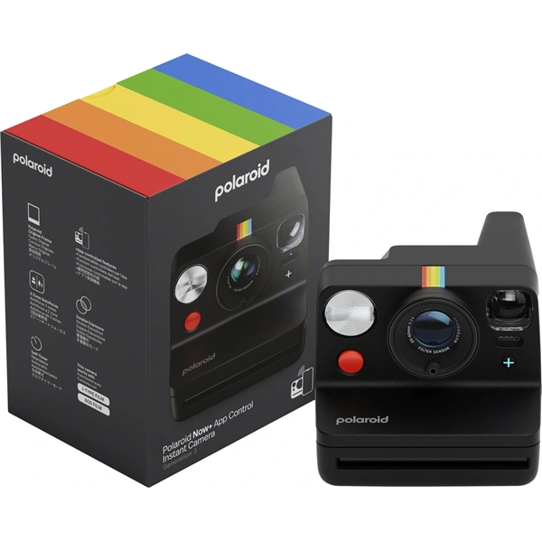 Polaroid NOW+ G3 instant fényképezőgép Fekete