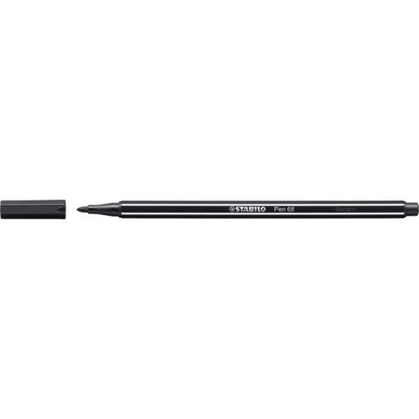 STABILO "Pen 68" rostirón 1 mm fekete (68/46)