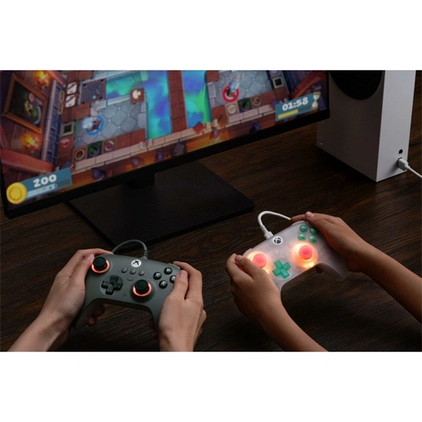 8Bitdo Ultimate Mini, Xbox Series X|S, Xbox One, PC, Official, Hall-Effect  vezetékes kontroller Pink