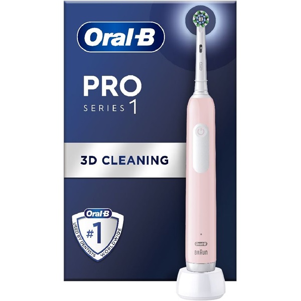Oral-B PRO1 Pink Cross Action elektromos fogkefe Oral-B PRO1 Pink Cross Action elektromos fogkefe