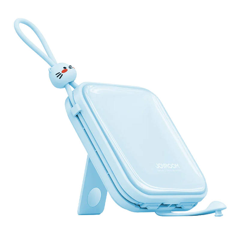 Joyroom JR-L009 Cutie 10000mAh 12W Powerbank Kék Joyroom JR-L009 Cutie 10000mAh 12W Powerbank Kék