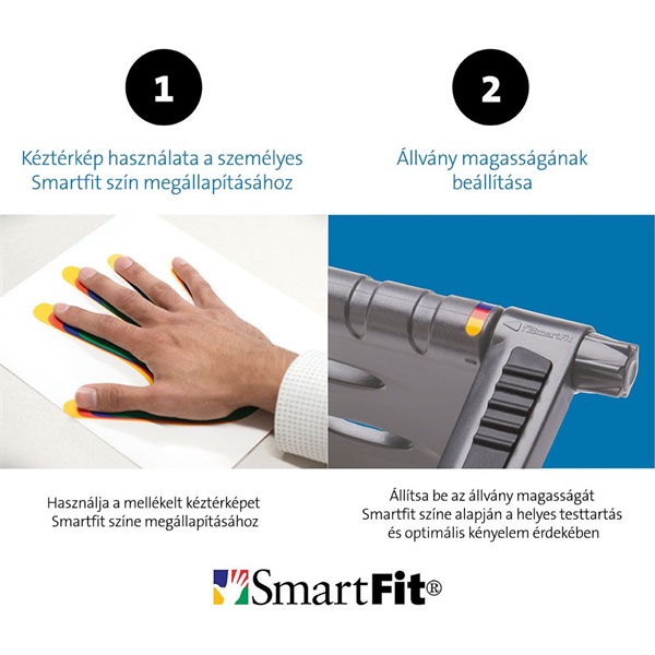 Kensington SmartFit Easy Riser állítható magasságú szürke notebook állvány