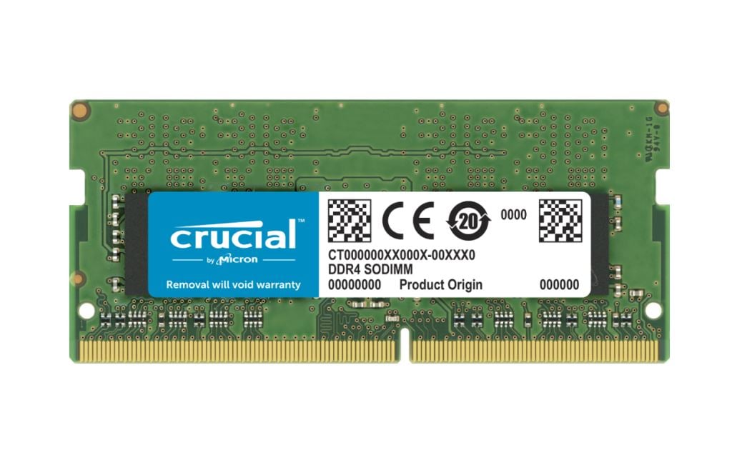 32GB 3200MHz DDR4 Notebook RAM Crucial CL22 (CT32G4SFD832A)