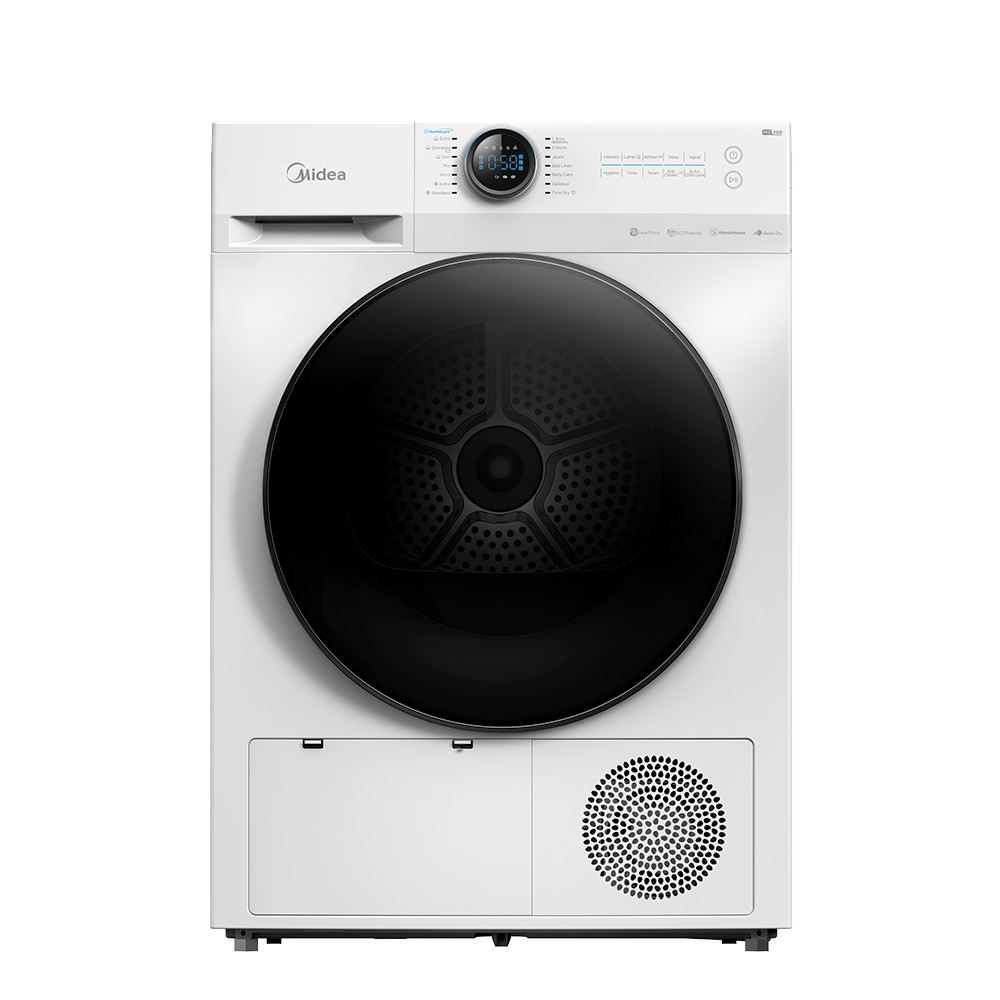 Midea Lunar MD200H90W/W-HR Hőszivattyús szárítógép – 9 Kg, E Energiaosztály Midea Lunar MD200H90W/W-HR Hőszivattyús szárítógép – 9 Kg, E Energiaosztály