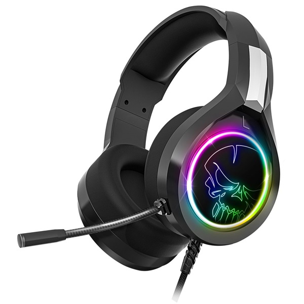 Spirit of Gamer PRO-H8 RGB mikrofonos fejhallgató fekete (MIC-PH8)