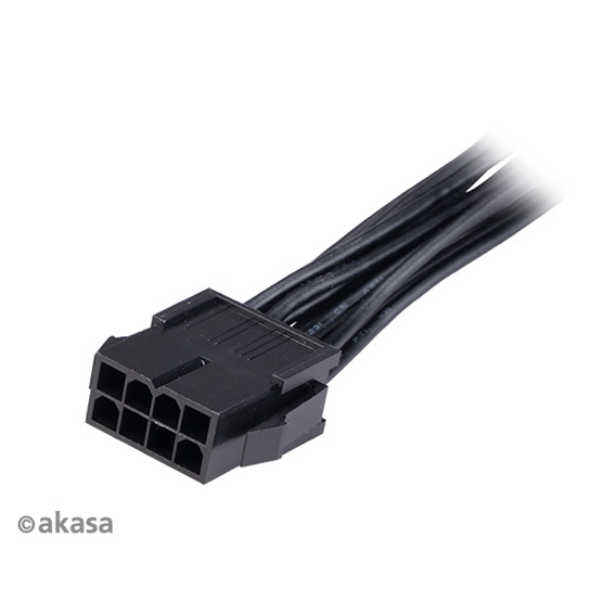  Akasa 8-Pin to 8+4 pin adapter 15 cm  AK-CBPW22-15 kábel