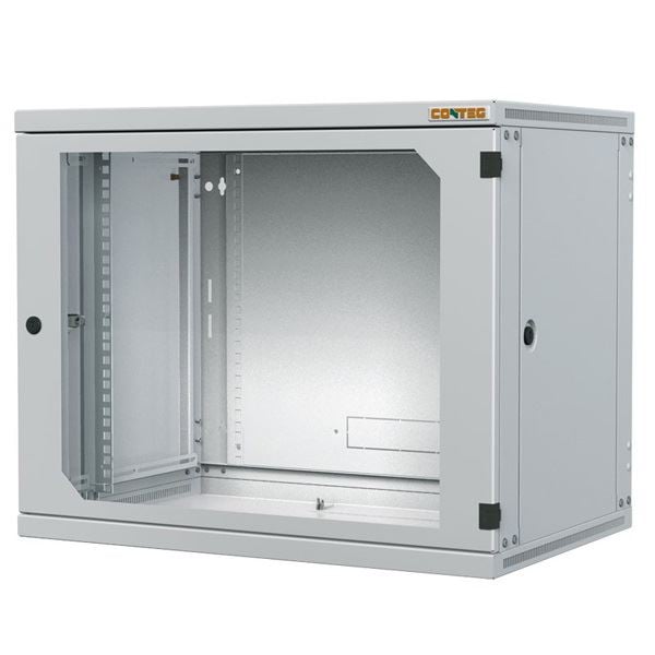 Conteg 12U 19" fali rack szekrény 600x600 szürke (RUN-12-60/60-B) Conteg 12U 19" fali rack szekrény 600x600 szürke (RUN-12-60/60-B)