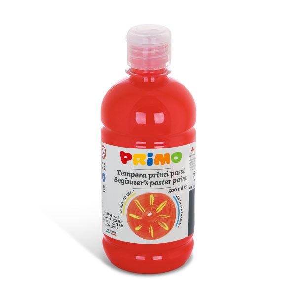 Primo 300 tempera 500ml piros (202BR500300)