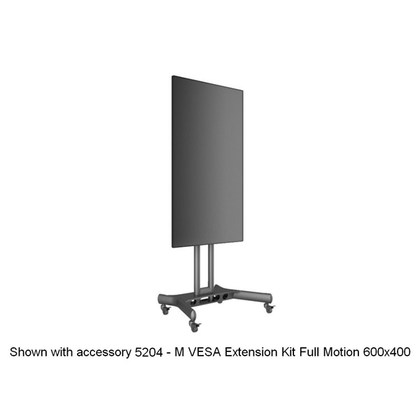 MULTIBRACKETS  M Public Floorstand Basic 150 incl shelf&camera holder  32-60"  max.VESA:600x400 mm Gurulós padlóállvány