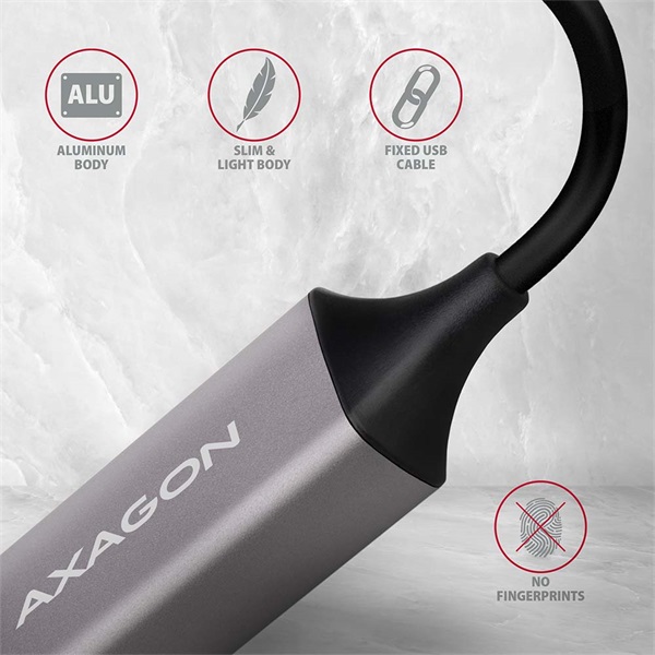 Axagon USB3.2 Gigabit Ethernet hálózati adapter (ADE-TR)