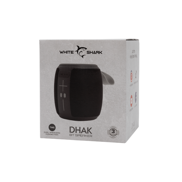 WHITE SHARK GBT-888B DHAK-B  5W TWS  1200mA Bluetooth hangszóró  Fekete
