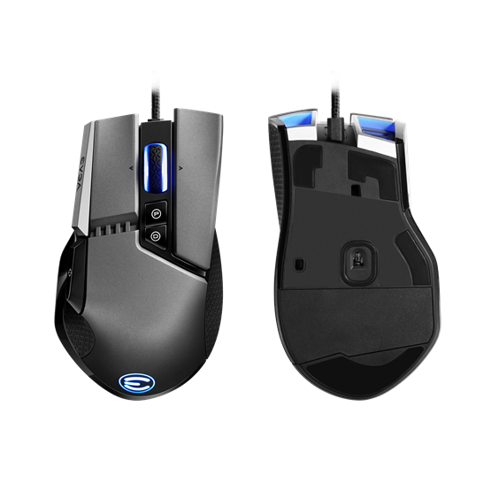 EVGA X17 Gaming egér  RGB  Szürke