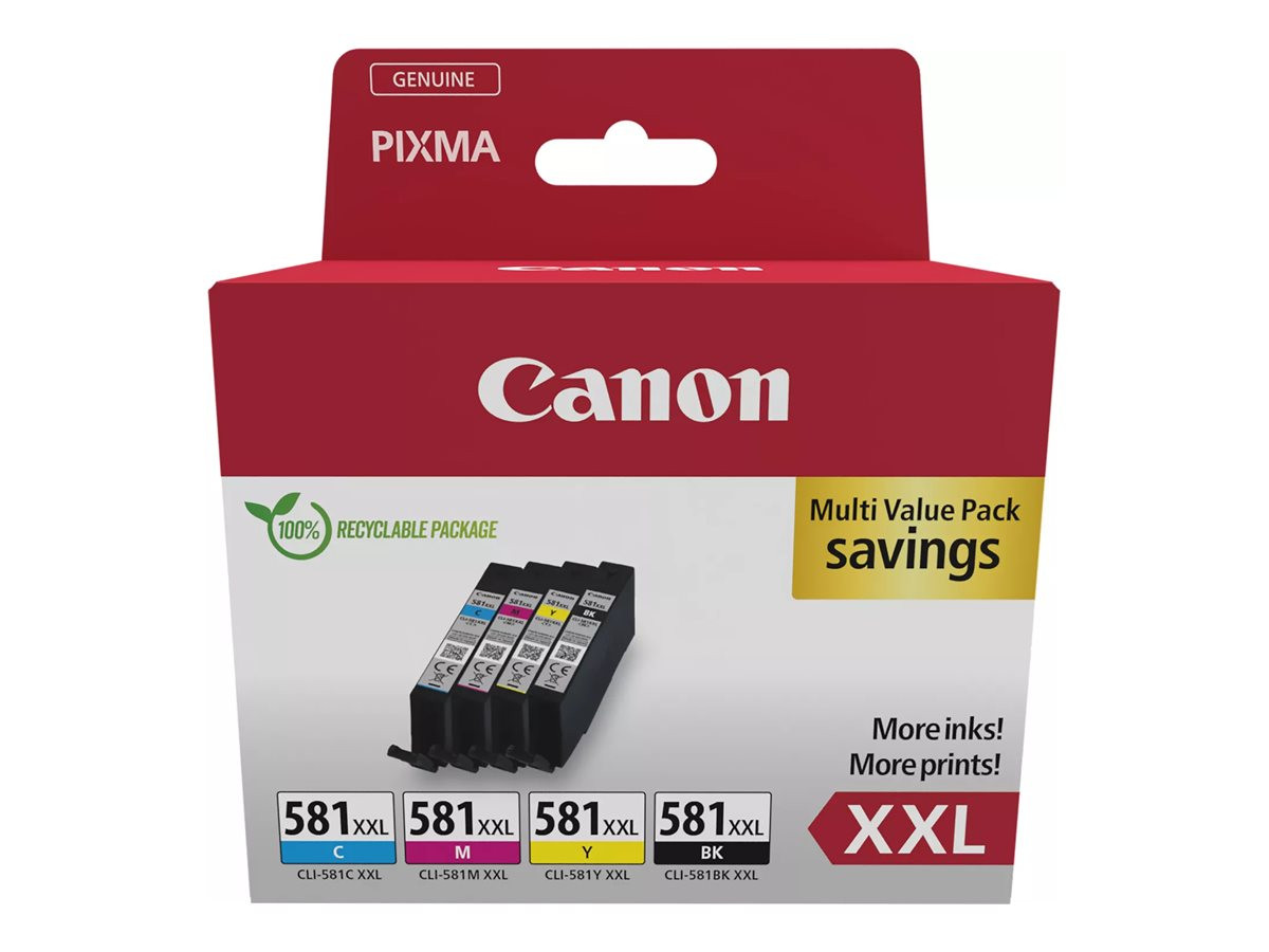 Canon CLI-581XXL Tintapatron Multipack 4x11,7 ml Canon CLI-581XXL Tintapatron Multipack 4x11,7 ml