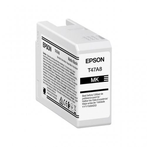 Epson T47A8 UltraChrome Pro 10 tintapatron 50ml matt fekete (C13T47A800)